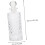 4 st glasflaskor för aromaterapi, parfymdiffusor, 150 ml, enkelt glasmaterial 2
