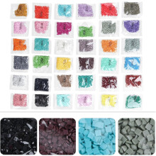 Strass carrés en résine de 2,5 mm à dos plat, accessoires de peinture, 36 couleurs