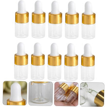 50 Stück kleine Glasfläschchen mit Tropfverschluss für ätherische Öle (1,77 x 0,63 x 0,63 Zoll)