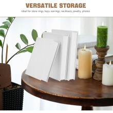 3er-Set dekorative Buchboxen aus Leinenkarton im Vintage-Stil, elegant, mit Buchaufbewahrungseffekt
