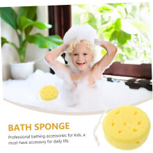 Bath Sponge Shower Loofah 4Pcs round Soft Exfoliating Body Scrubber Gentle Cleaning Shower Essentials