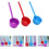Water Ladle Set Random Color 3pcs with Handle, Multi-Functional Kitchen Spoon Smooth Design 1