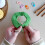 3pcs Metal Knitting Loop Ring Crochet Loop Rings Cat Open Finger for Knitting Tool 5