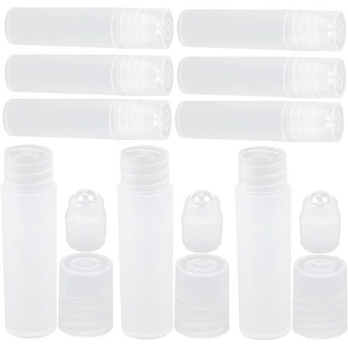 50pcs Empty Roller Perfume Bottles Liquids Oil Container Refillable Bottles Holders 2