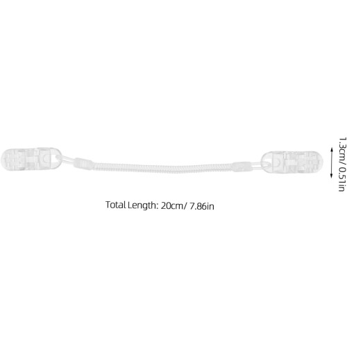 Hat Strap Retention Clips 3pcs Adjustable Elastic Windproof Cap Strap Holders 1