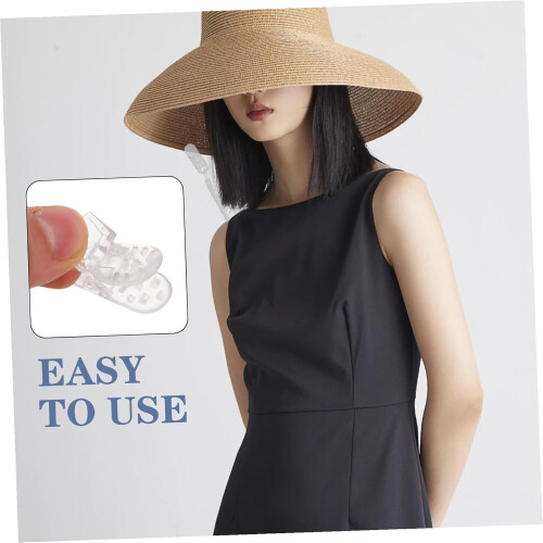 Hat Strap Retention Clips 3pcs Adjustable Elastic Windproof Cap Strap Holders 2