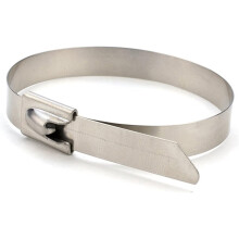 30 Stück Edelstahl-Kabelbinder, verriegelbare Metall-Mehrzweck-Kabelbinder
