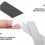 4 strisce adesive resistenti per lavagna, 298x28 mm, ideali per bacheche e promemoria. 8