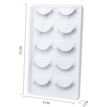 paires de faux cils d'entraînement pour la pose d'extensions de cils, maquillage et greffe de cils pour débutants. Usage en institut et à domicile.