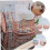 4pcs Small Baskets Metal Storage Basket Home and Kitchen Multifunctional Storage Box 4