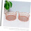 4pcs Small Baskets Metal Storage Basket Home and Kitchen Multifunctional Storage Box 5