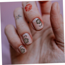 Nagelstickers voor dames, 30 rollen, kantmotief, hemelse manicure stickers, nagelstickers, doe-het-zelf nageldecoratieset