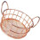 4pcs Small Baskets Metal Storage Basket Home and Kitchen Multifunctional Storage Box 6