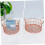 4pcs Small Baskets Metal Storage Basket Home and Kitchen Multifunctional Storage Box 7