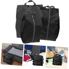 3 bolsas organizadoras de zapatos de viaje, estuche portátil para zapatos con cierre de cremallera.