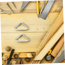 35 pièces de rechange pour boucles de sécurité triangulaires en métal