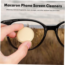 Nettoyants pour écran de téléphone, nettoyage efficace, lot de 4 en forme de macaron
