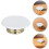 4Pcs Fire Sprinkler Covers Plate White 5.5Cm Outer Diameter 4.5Cm Inner Diameter Fire Sprinkler Head Cap 6