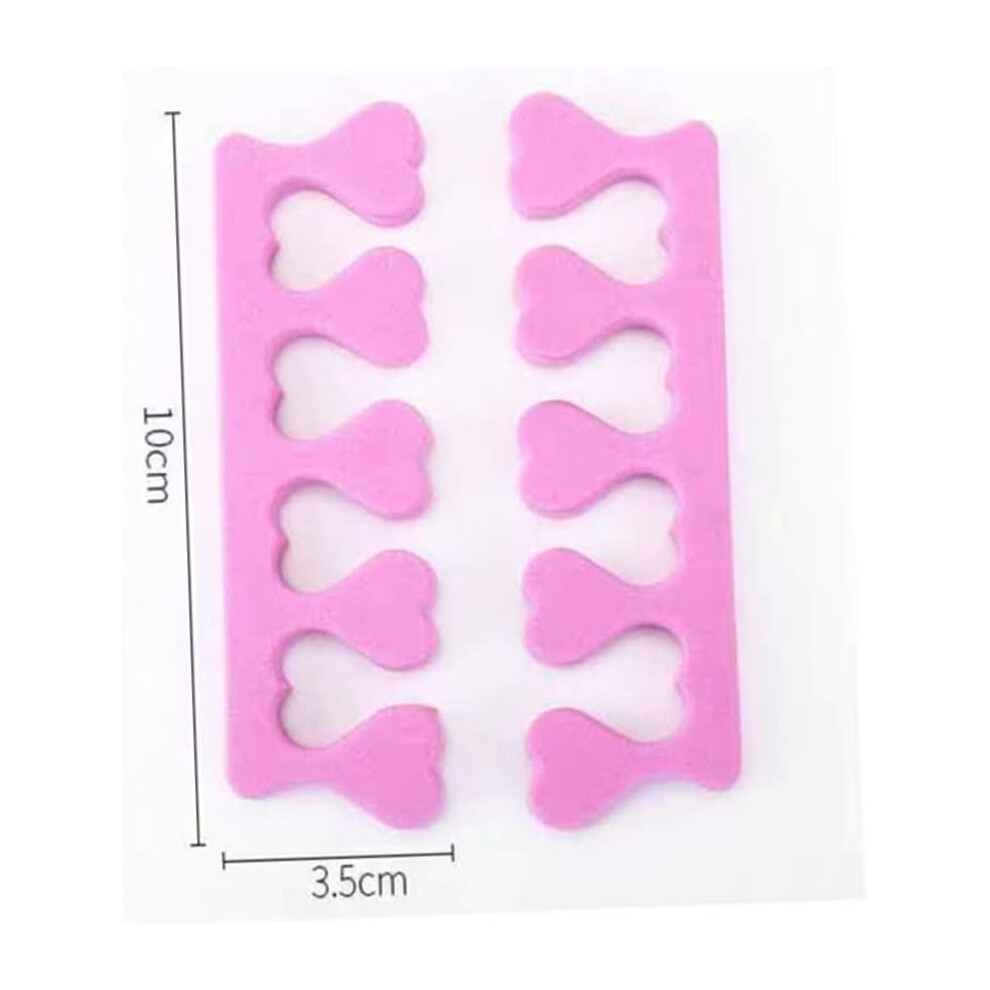Hkhbjs 36Pcs Manicure Toe Separator Nail Art Divider Sponge Material Toe Spacers For Pedicure Nail Tools Accessories