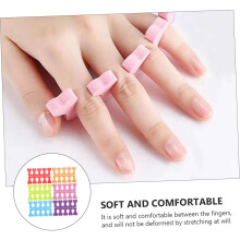 36pcs Manicure Toe Separator Nail Art Divider Sponge Material Toe Spacers for Pedicure Nail Tools Accessories