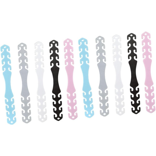 30pcs Black Decompression Strap Extender Jaw Strap Hanging Hook Accessories 2