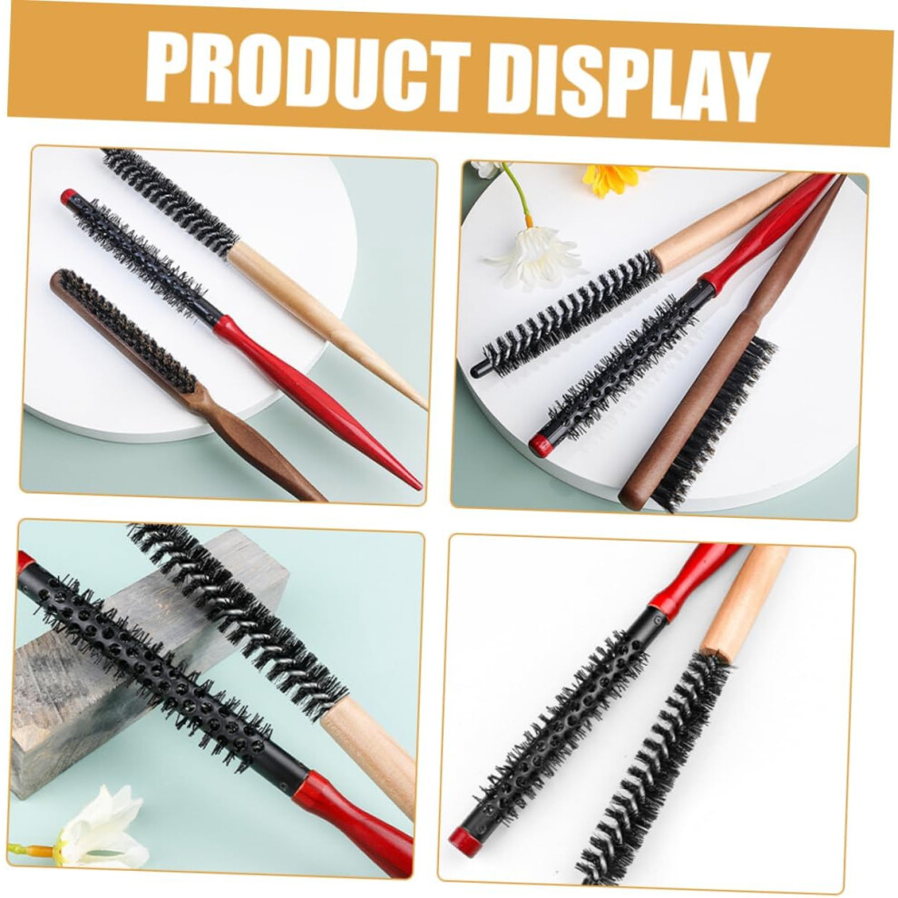 Hkhbjs 3Pcs Wooden Comb For Blow Drying Brush Hairbrush For Women Styling Brush Bang Volumizing