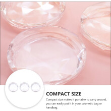 3 scatole porta ciglia finte in plastica, organizer per ciglia finte, accessori per il trucco