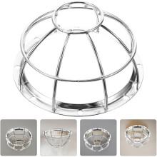 4pcs Fire Sprinkler Head Guard Cage with Silver Base 106-132mm Fire Sprinkler Protection Cover
