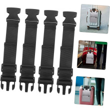 4 correas ajustables para equipaje, cinturón de viaje para conectar maletas y mochilas