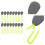 30pcs Simple Zipper Pull Tab Zipper Head for Coats Clothing Luggage Replacement Pulls 8