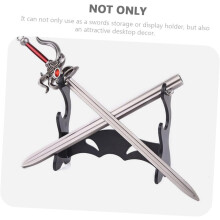 3 soportes de exhibición de espadas de plástico de doble capa para modelos, soportes para accesorios de cosplay y soportes para racks