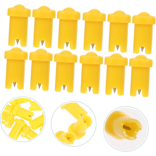 300pcs Lash Extension Glue Bottle Blocking Needles Glue Replacement Heads