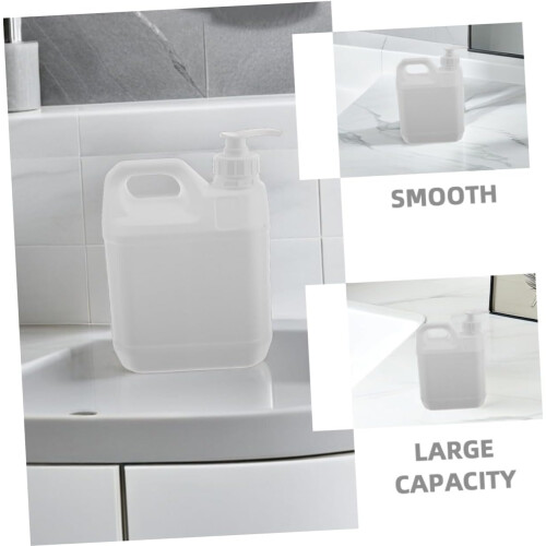 3pcs Refillable Plastic Pump Bottle Dispenser for Liquid Storage Container 2