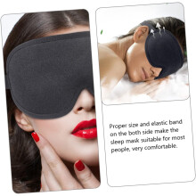 3er-Pack Schlafmasken für Damen und Herren, tragbar, mit elastischem Kopfband