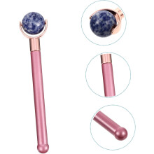 3pcs Jade Face Massage Roller Rolling Massager Jade Beauty Tool for Skin Care Women Face Roller