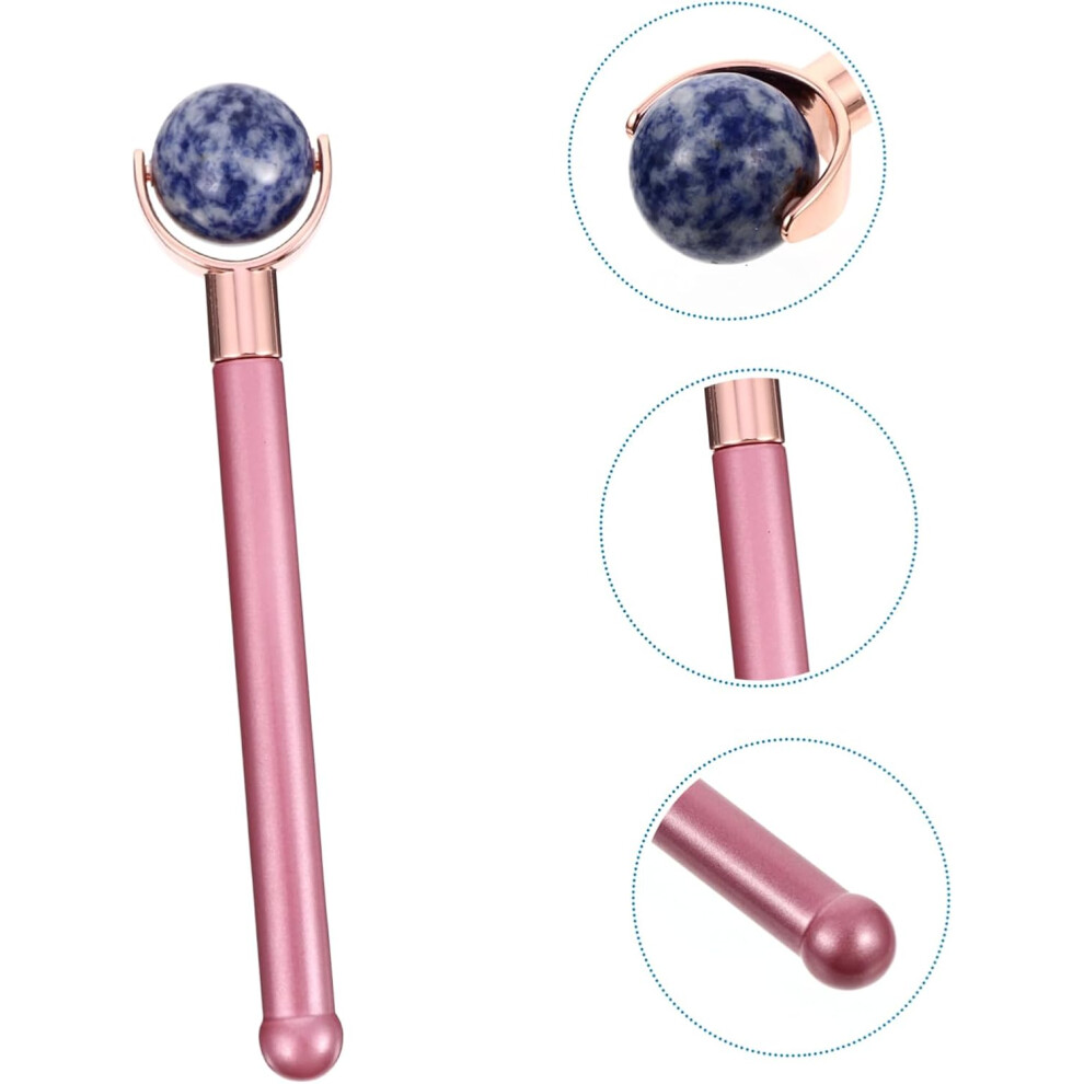 Hkhbjs 3Pcs Jade Face Massage Roller Rolling Massager Jade Beauty Tool For Skin Care Women Face Roller