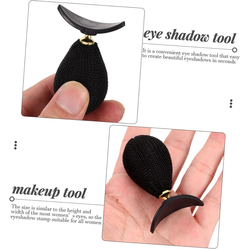 Hkhbjs 3Pcs Silicone Eye Shadow Stamp Crease Eyeshadow Tool Easy Apply Makeup Gadgets