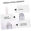 5pcs Empty Lip Gloss Tubes Containers Lip Gloss Bottle Refillable Plastic Bottle 4