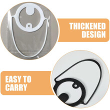 Lot de 3 poignées de transport en silicone pour tasses à thé au lait, avec sangle épaisse et facile à transporter. Porte-tasses polyvalent.