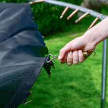 30pcs Metal Triângulo Anel Fivela Fivela Conectores Trampolina Peças de substituição