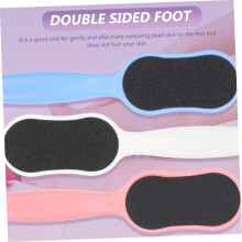 Lime à pieds double face en 3 pièces, outil de soin des pieds pour pédicure à domicile