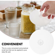 4 tapas de silicona para tazas de uso doméstico con esquinas redondeadas, diseño sencillo, prácticas y a prueba de fugas.