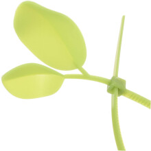 Lot de 300 attaches de câble en nylon imitation feuille, pour câbles électroniques.