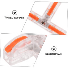 Conector de terminal de lata de 30pcs isolando conectores de fio de empalme rápido
