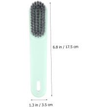 Lot de 3 brosses de nettoyage pour manucure, à poils doux, portables et compactes, n'abîment pas les vêtements et sont faciles à utiliser.