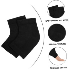 4pairs Cracking Heel Socks Gel Heel Socks Foot Care Ankle Moisturizing Protector for Cracked Repair Women Use