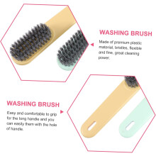 3pcs Cleaning Brush Tool Manicure Soft Bristle Brush Portable Compact No Damage to Clothes Easy to Use