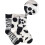 3 Paar Damen-Baumwollsocken mit Zebramuster, mittellang 1