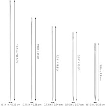 25 aiguilles à coudre à la main, chas large, extra longues et robustes, pour réparation.