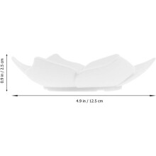 3er-Set Seifenschalen aus Silikon mit Lotusblumenmuster, Abtropffläche, kreatives minimalistisches Design, vielseitig platzierbar